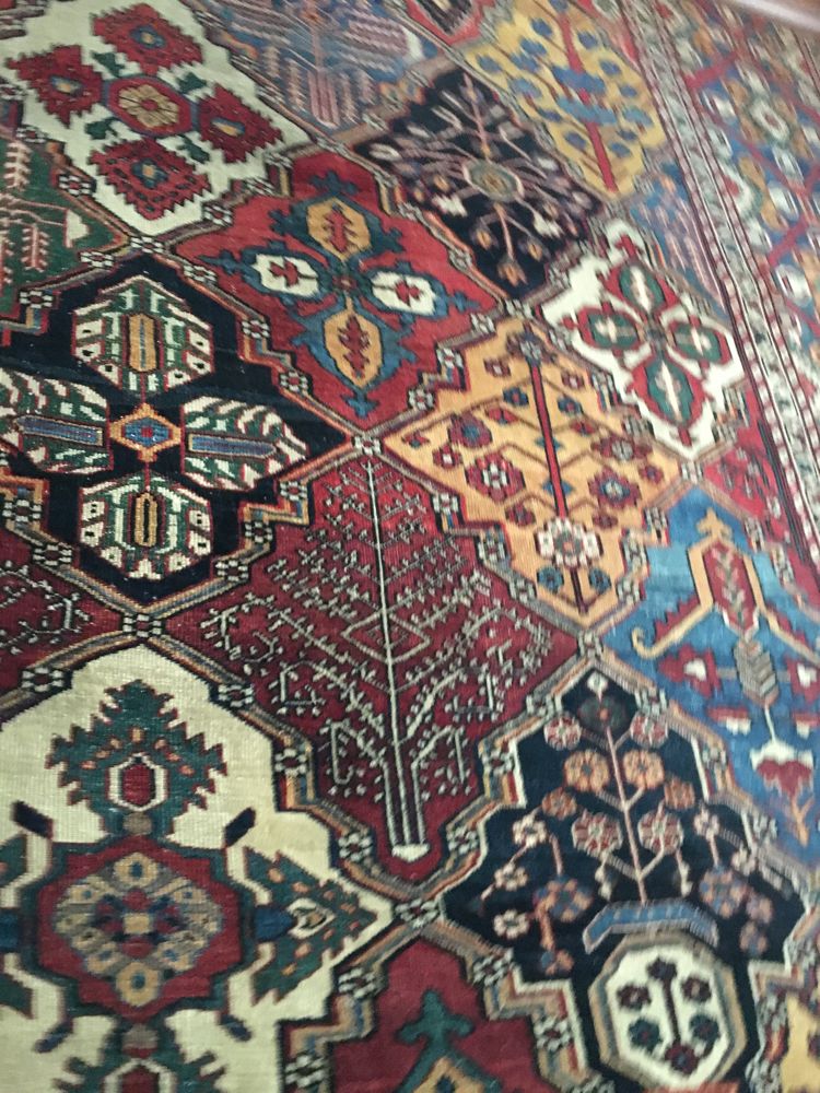 Antique rug repair