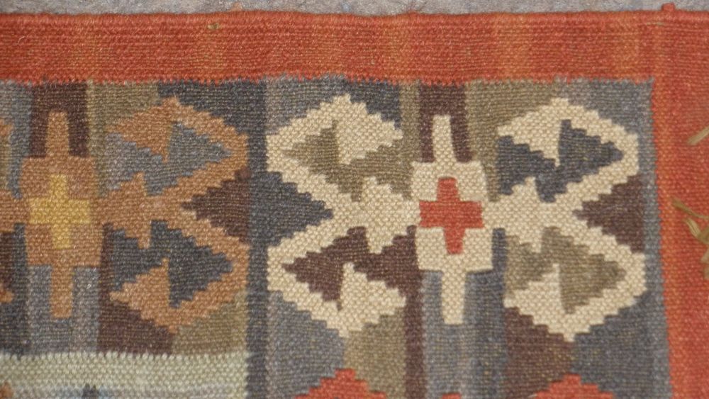 Handwoven rug repair